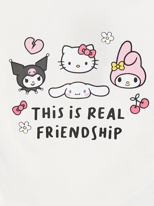 Conjunto corto con camiseta + pantalón corto 'Hello Kitty' - 2 piezas - Kiabi