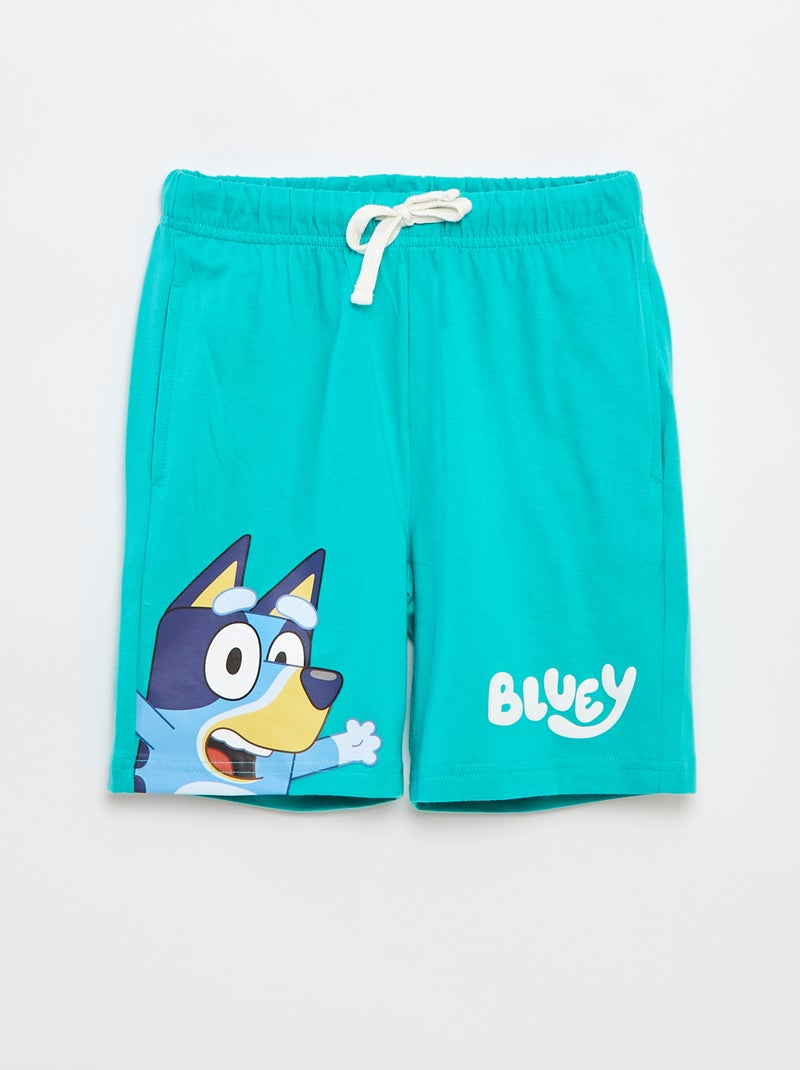 Conjunto corto con camiseta + short 'Bluey' - 2 piezas VERDE - Kiabi