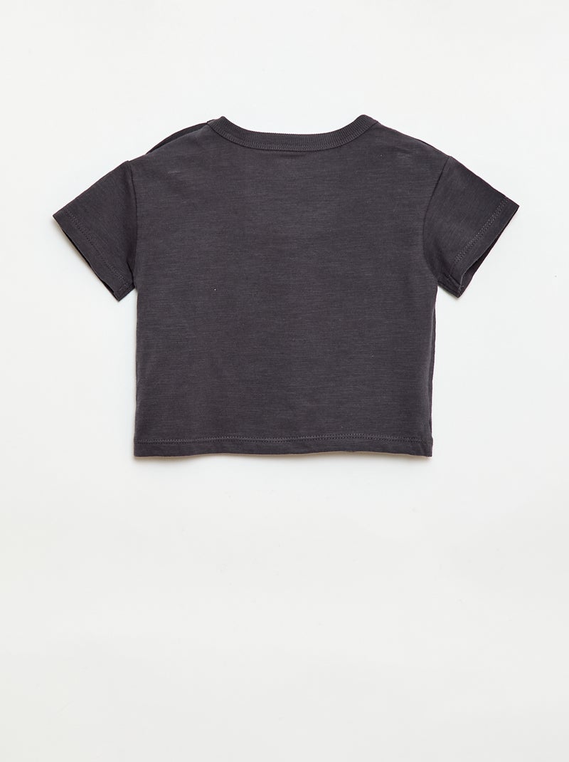 Conjunto corto de camiseta + pantalón corto 'Simba' - 2 piezas Negro - Kiabi
