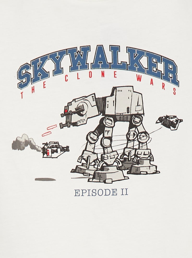 Conjunto corto de camiseta + pantalón corto 'Star Wars' - 2 piezas BEIGE - Kiabi