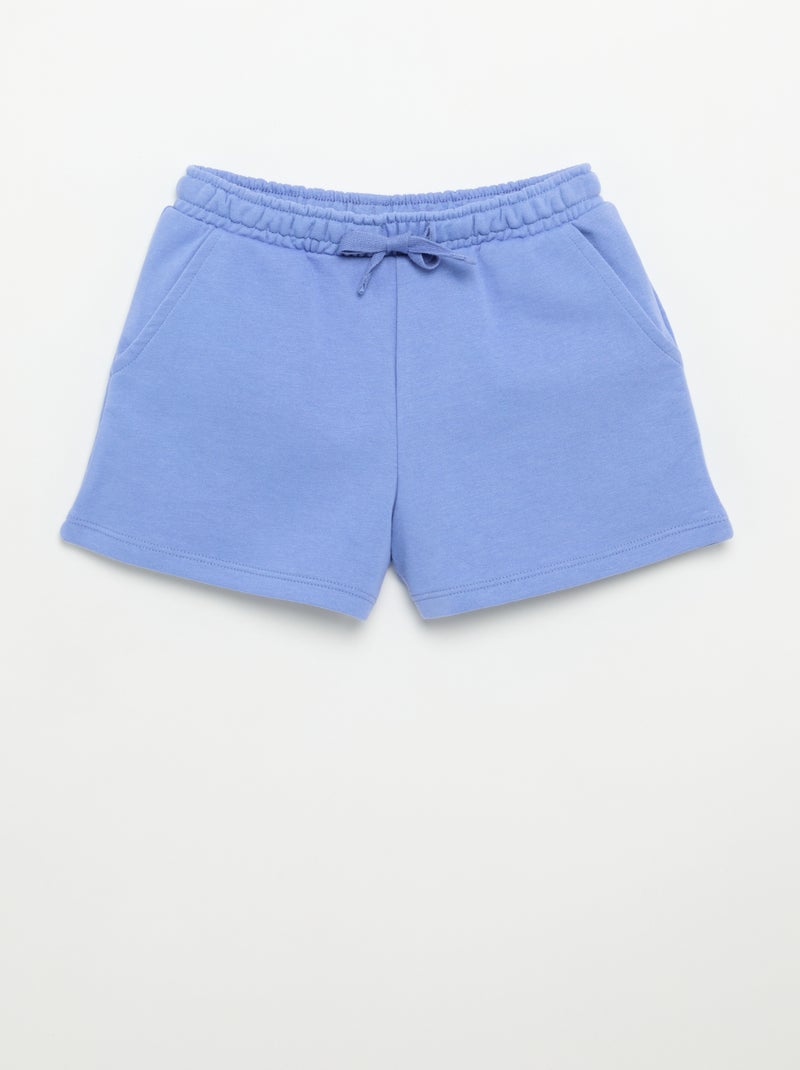 Conjunto corto de short y camiseta de tirantes - 2 piezas Azul - Kiabi