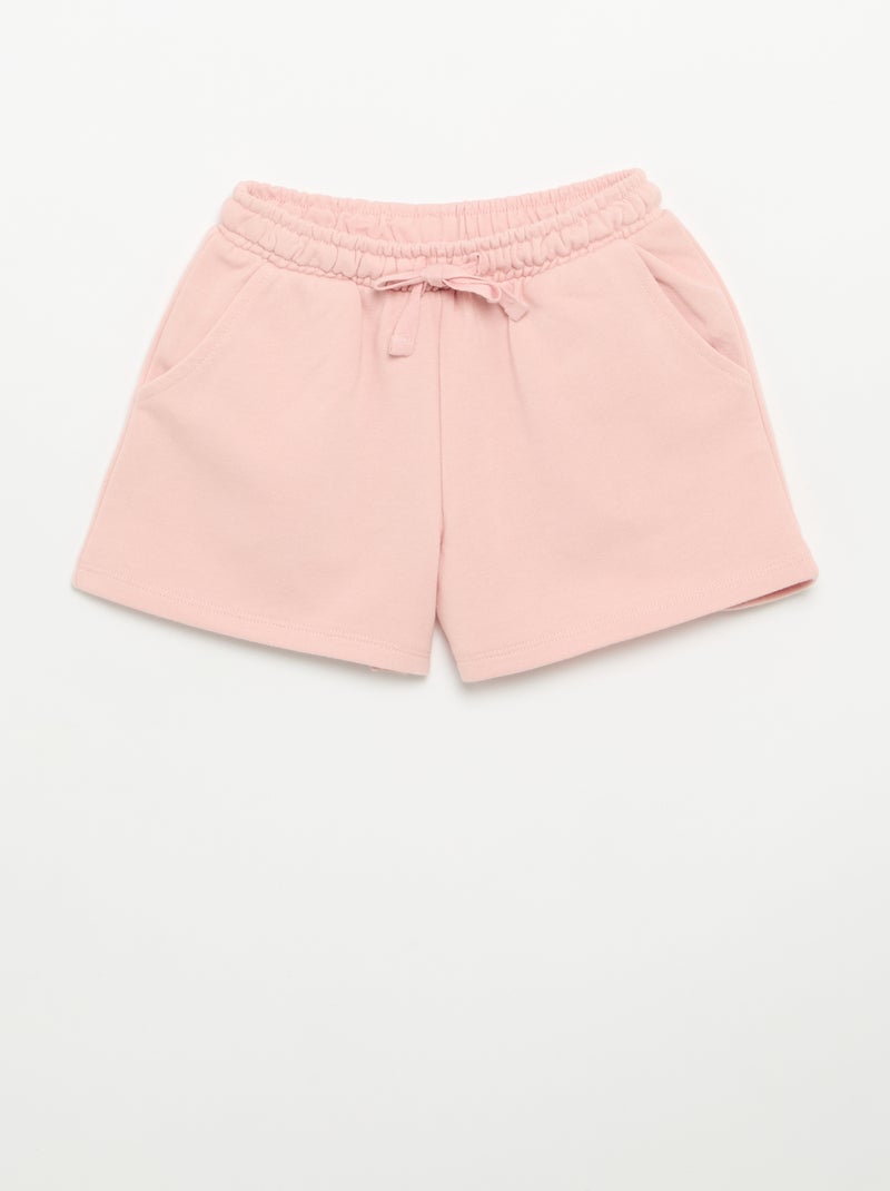 Conjunto corto de short y camiseta de tirantes - 2 piezas Rosa - Kiabi