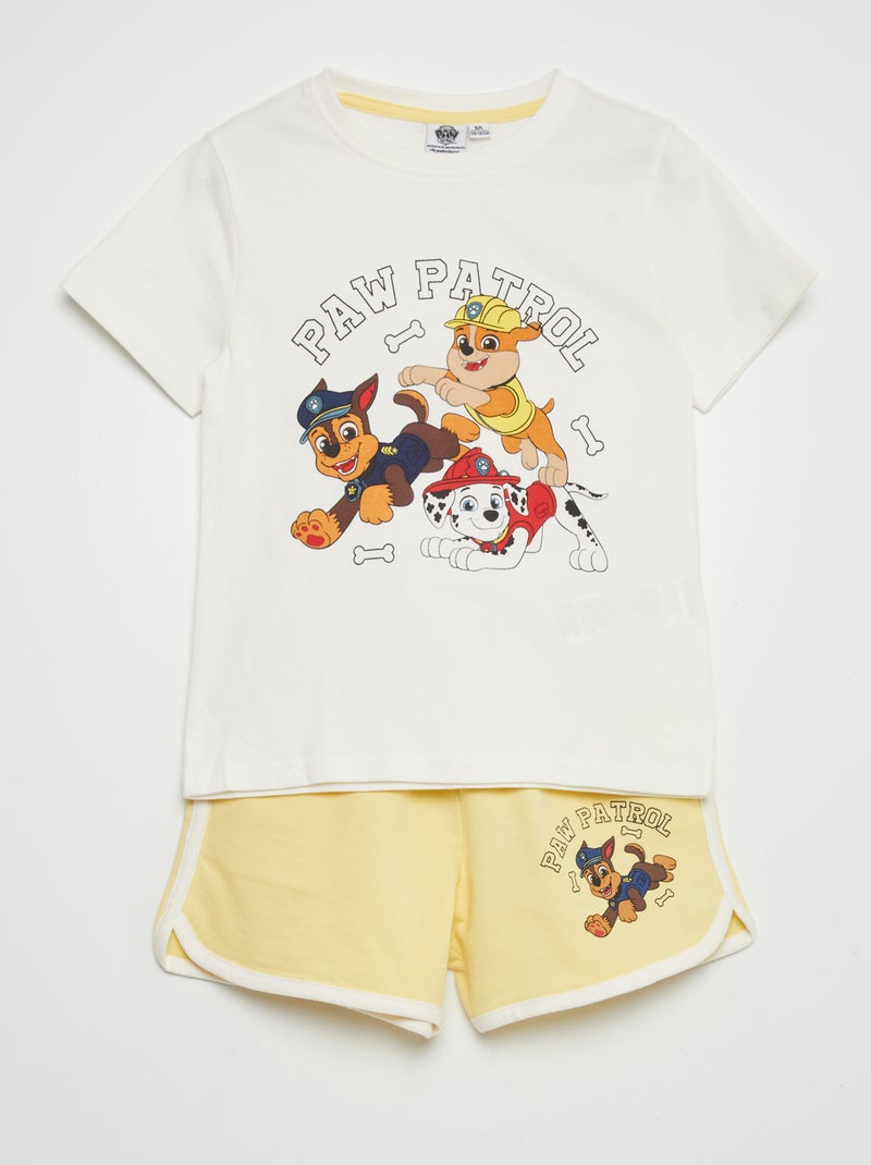 Conjunto corto 'La Patrulla Canina' - 2 piezas AMARILLO - Kiabi
