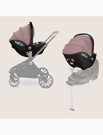 Conjunto Cosi 360? ISOFIX LIONELO Moxie i-Size - Ligero - 40-87 cm - Tejido de bamb? natural