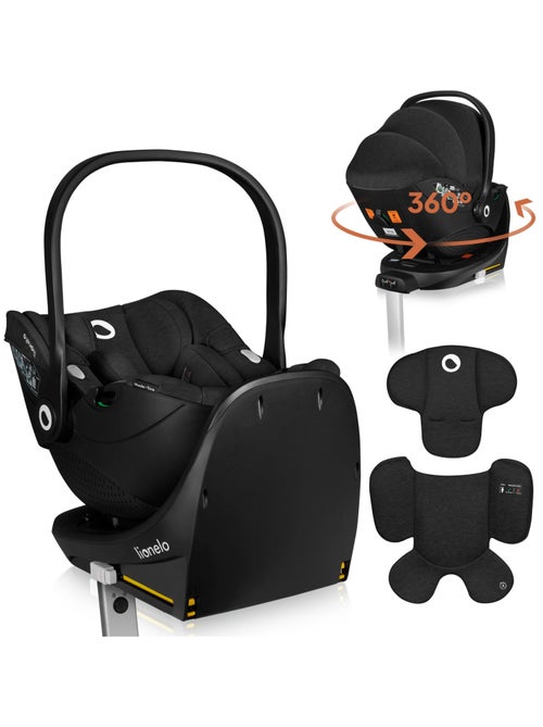 Conjunto Cosi 360° ISOFIX LIONELO Moxie i-Size - Ligero - 40-87 cm - Tejido de bambú natural - Kiabi