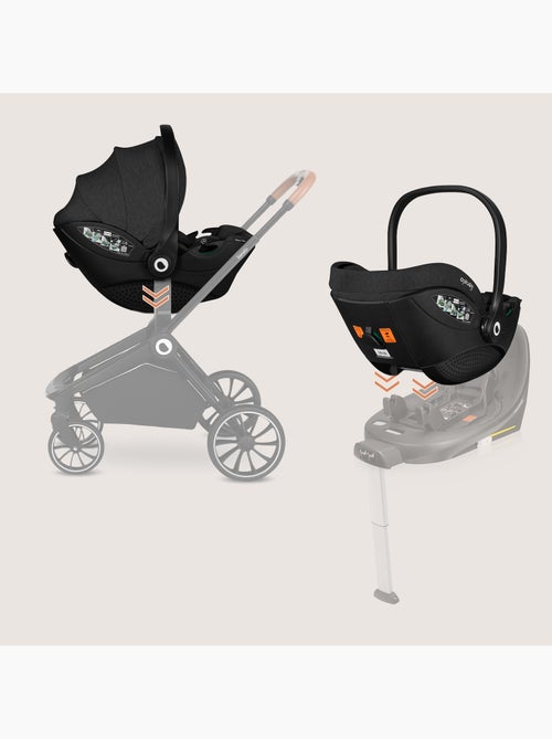 Conjunto Cosi 360° ISOFIX LIONELO Moxie i-Size - Ligero - 40-87 cm - Tejido de bambú natural - Kiabi