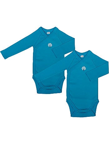 Conjunto de 2 bodies de manga larga de algodón orgánico