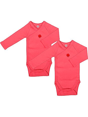 Conjunto de 2 bodies de manga larga de algodón orgánico