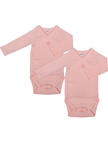 Conjunto de 2 bodies de manga larga de algodón orgánico