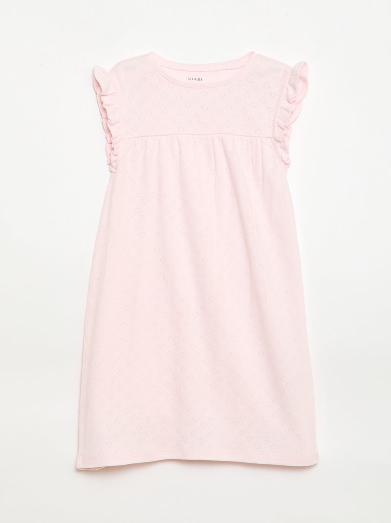 Conjunto de 2 camisones de manga corta Blanco - Kiabi