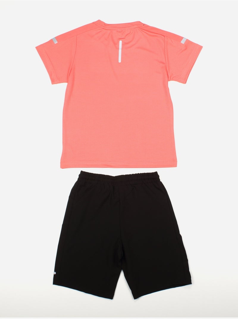 Conjunto de 2 piezas - Boom Kids Negro Rosa - Kiabi