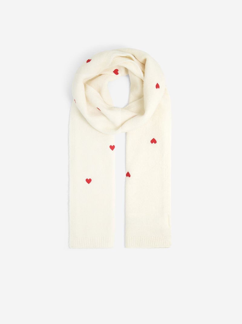 Conjunto de 2 piezas - Bufanda + gorro Blanco - Kiabi