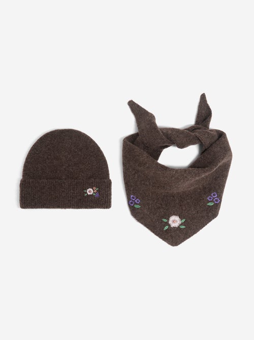 Conjunto de 2 piezas - bufanda + gorro - Kiabi