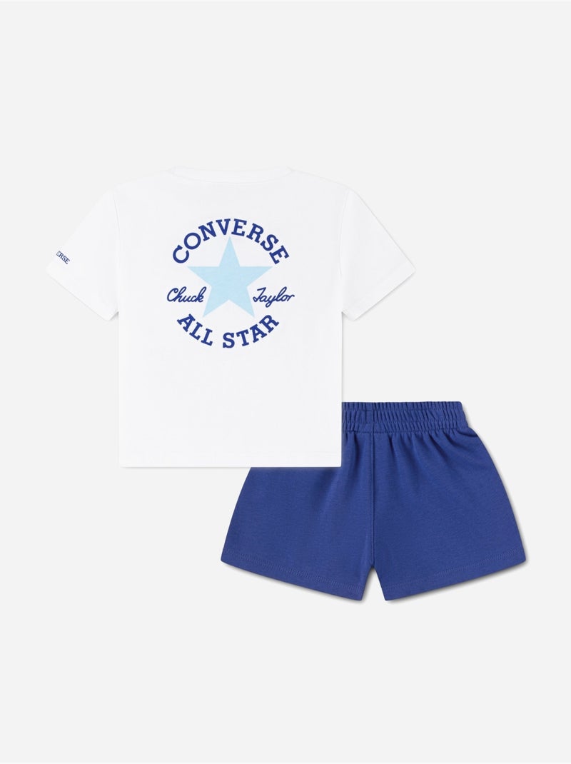 Conjunto de 2 piezas - Converse Blanco Azul - Kiabi