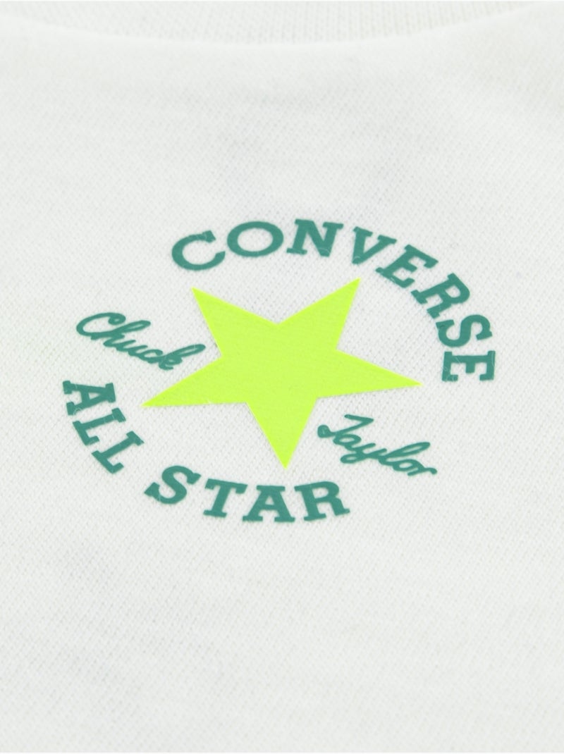 Conjunto de 2 piezas - Converse Blanco Verde - Kiabi