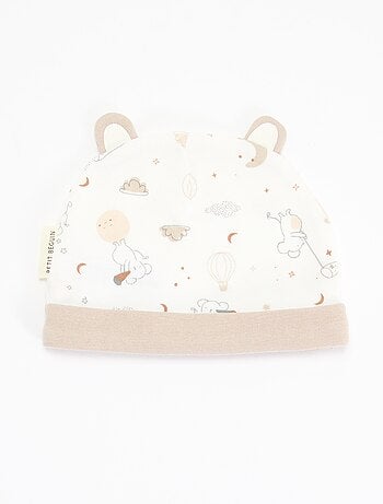 Conjunto de 2 piezas - gorro y par de manoplas 'Petit Béguin'