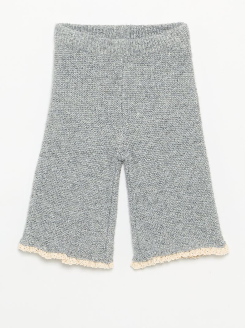 Conjunto de 2 piezas - jersey 2 en 1 + legging Gris - Kiabi