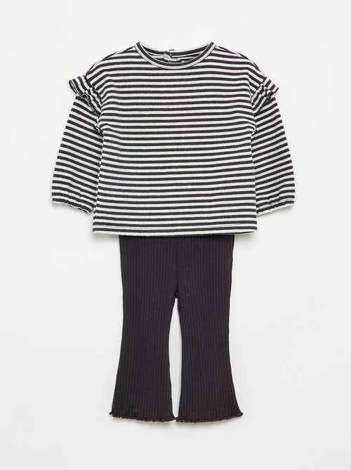 Conjunto de 2 piezas - jersey + legging - Kiabi