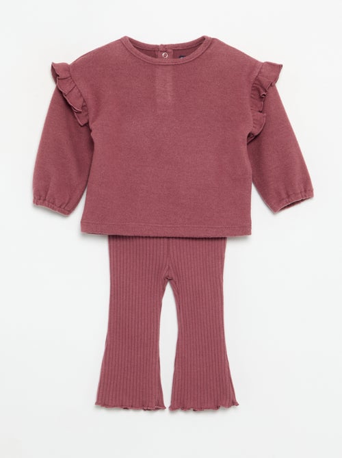 Conjunto de 2 piezas - jersey + legging - Kiabi