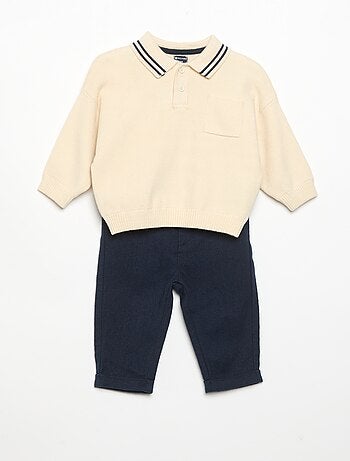 Conjunto de 2 piezas - jersey + pantalón