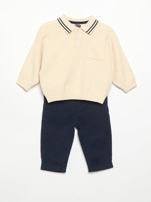 Conjunto de 2 piezas - jersey + pantalón - Kiabi