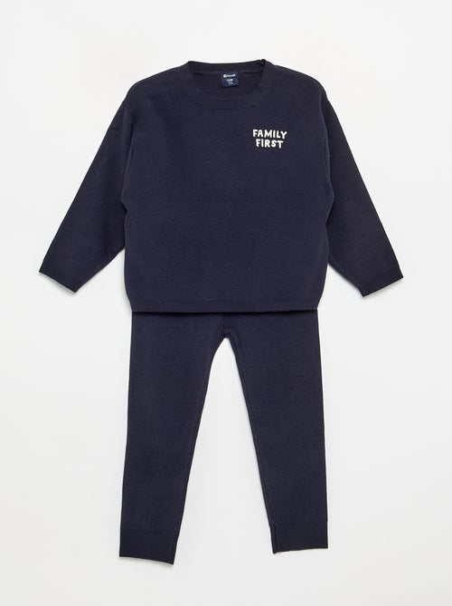 Conjunto de 2 piezas - Jersey + pantalón - Kiabi