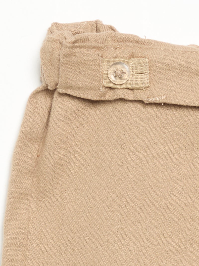 Conjunto de 2 piezas - jersey + pantalón Beige - Kiabi