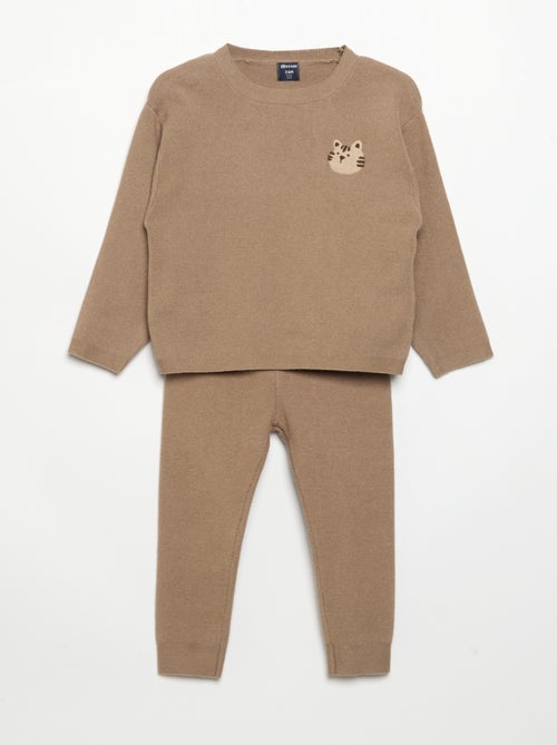 Conjunto de 2 piezas - Jersey + pantalón - Kiabi