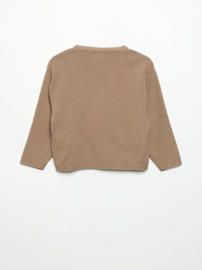 Conjunto de 2 piezas - Jersey + pantalón Marron - Kiabi