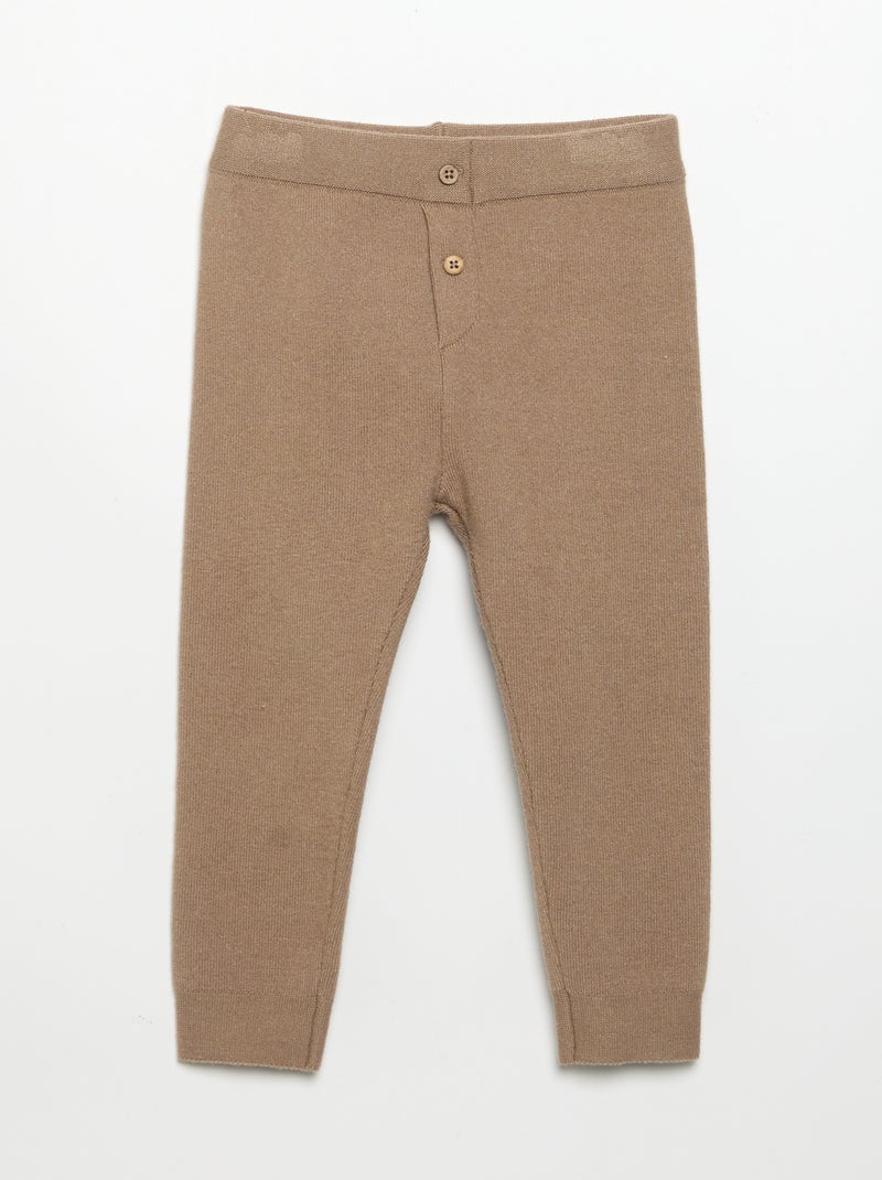 Conjunto de 2 piezas - Jersey + pantalón Marron - Kiabi