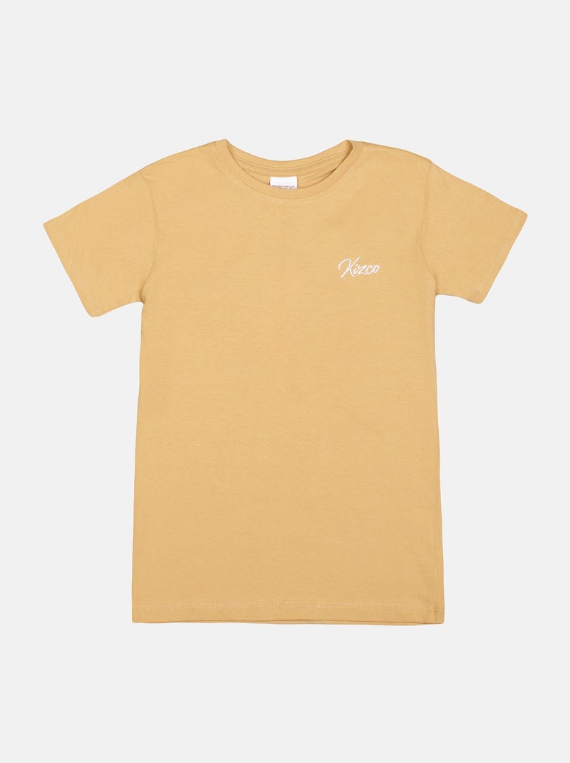 Conjunto de 2 piezas - Kizco Amarillo mostaza - Kiabi