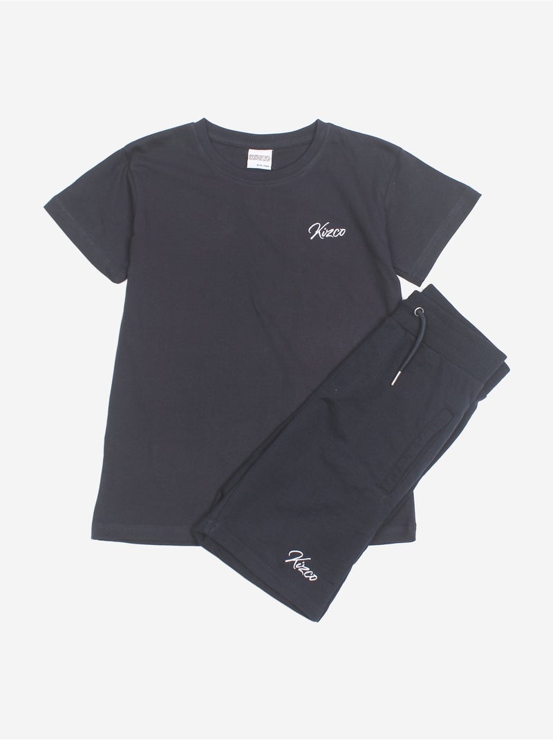 Conjunto de 2 piezas - Kizco Azul - Kiabi