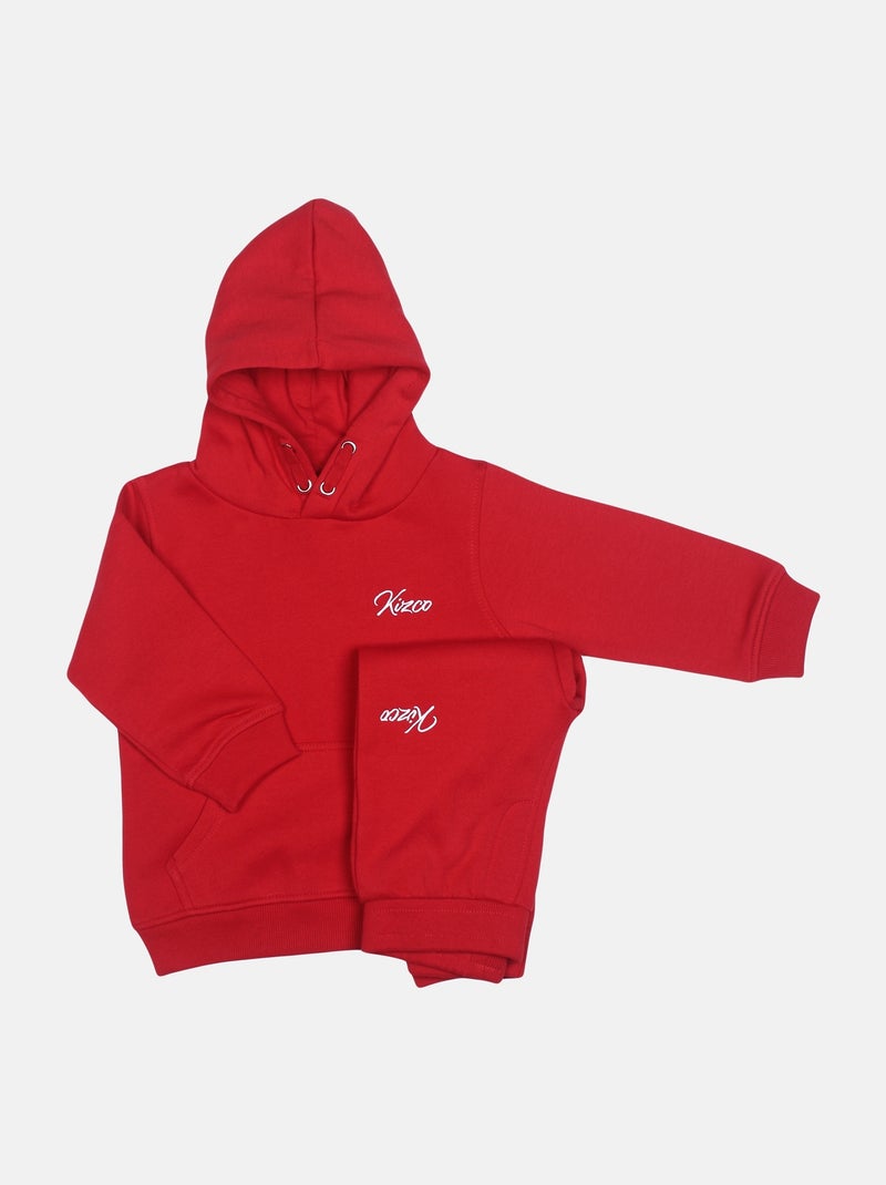 Conjunto de 2 piezas - Kizco Rojo - Kiabi