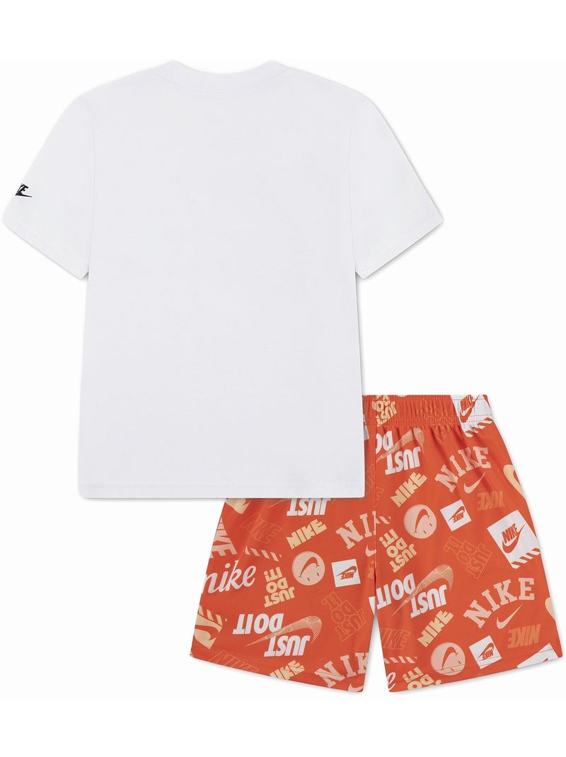 Conjunto de 2 piezas - Nike Blanco Naranja - Kiabi
