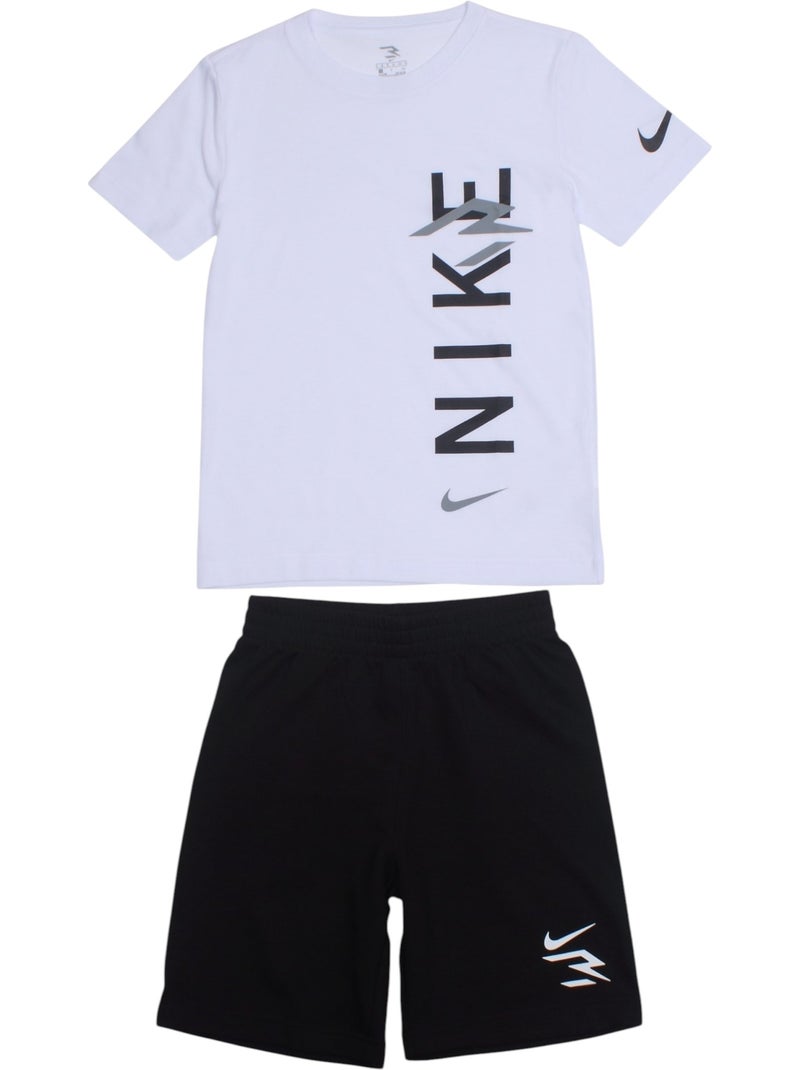 Conjunto de 2 piezas - Nike Blanco Negro - Kiabi