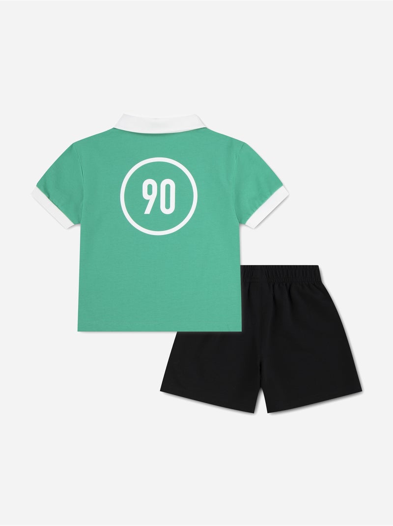 Conjunto de 2 piezas - Nike Negro Verde - Kiabi