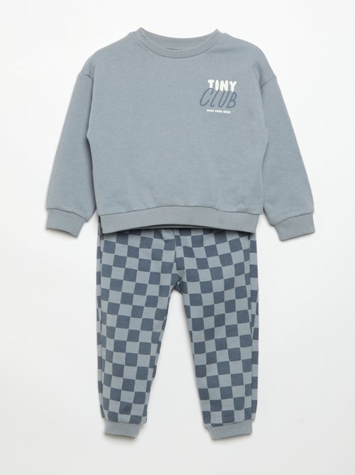 Conjunto de 2 piezas - Sudadera + chándal - Kiabi