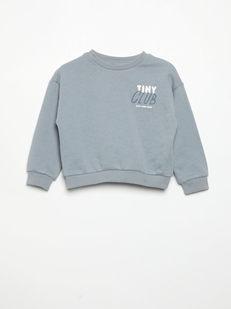 Conjunto de 2 piezas - Sudadera + chándal Gris - Kiabi