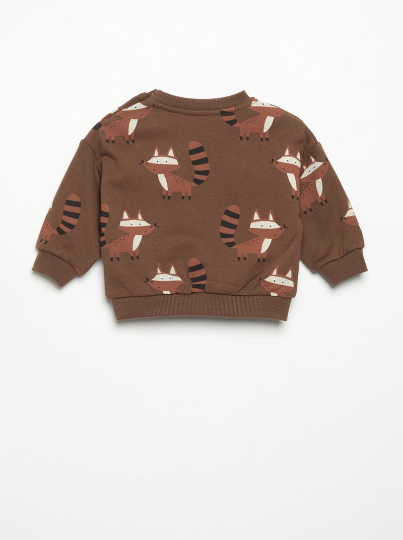 Conjunto de 2 piezas - Sudadera + chándal Marron - Kiabi