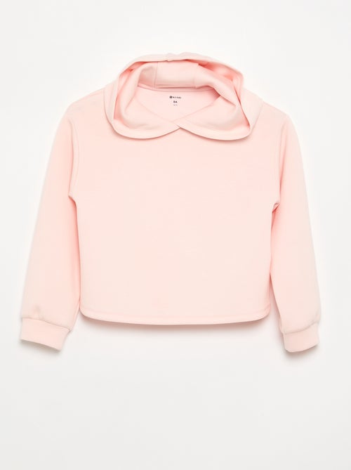 Conjunto de 2 piezas - Sudadera con capucha + legging acampanado - Kiabi