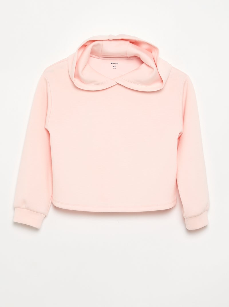 Conjunto de 2 piezas - Sudadera con capucha + legging acampanado Rosa - Kiabi