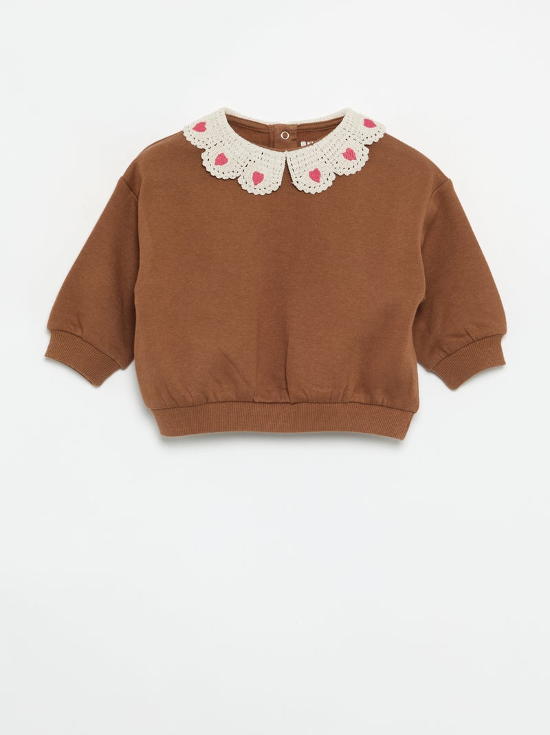Conjunto de 2 piezas - sudadera + legging Marron - Kiabi