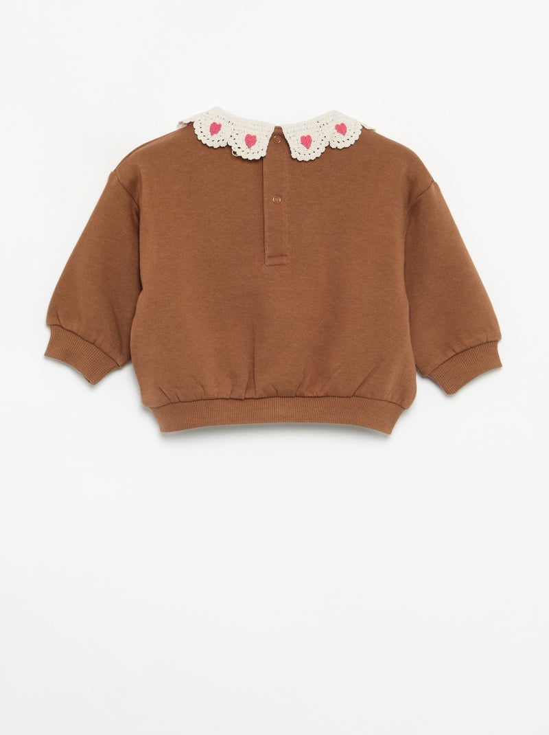 Conjunto de 2 piezas - sudadera + legging Marron - Kiabi
