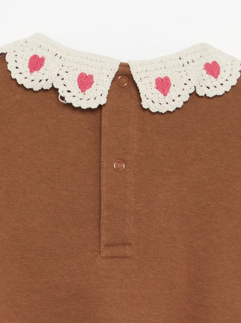 Conjunto de 2 piezas - sudadera + legging Marron - Kiabi
