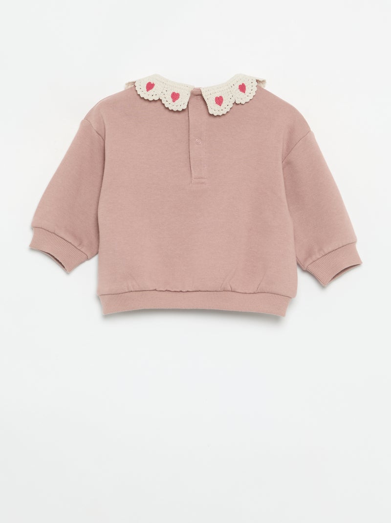 Conjunto de 2 piezas - sudadera + legging Rosa - Kiabi