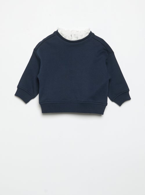 Conjunto de 2 piezas - Sudadera + pantalón ancho - Kiabi