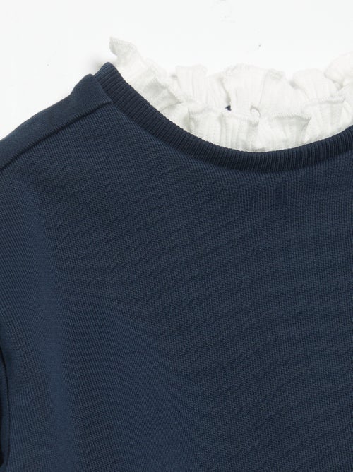 Conjunto de 2 piezas - Sudadera + pantalón ancho - Kiabi