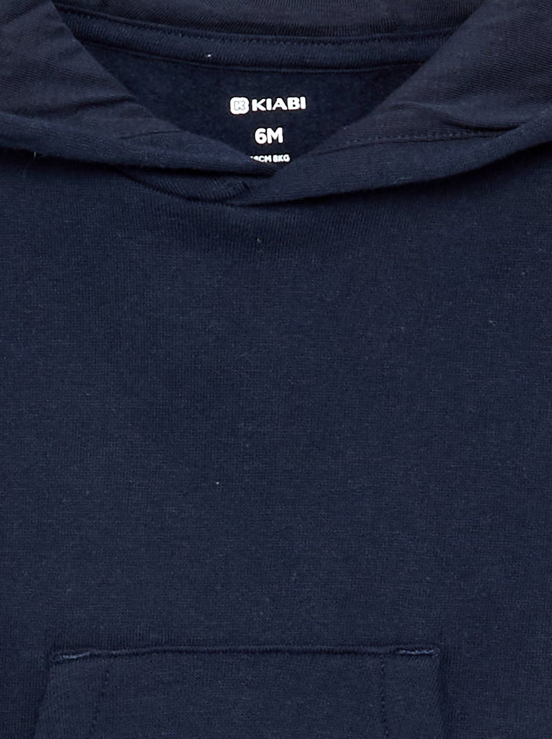Conjunto de 2 piezas - Sudadera + pantalón Azul - Kiabi