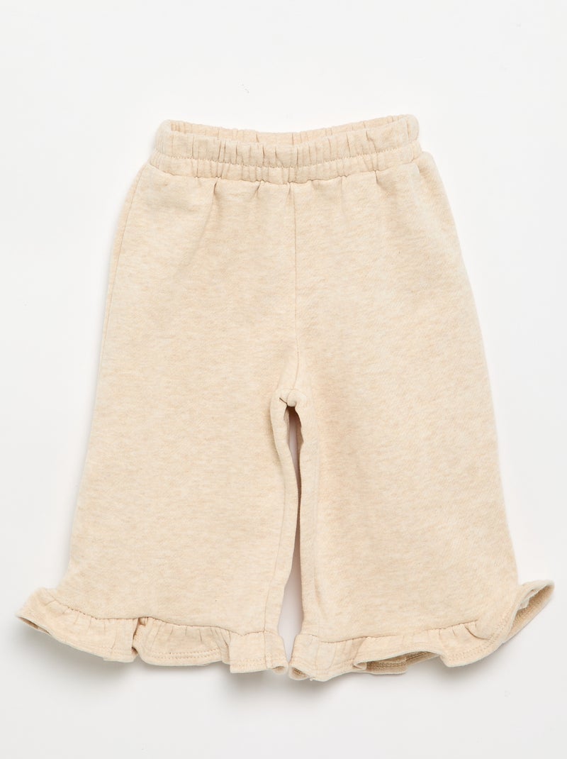 Conjunto de 2 piezas - sudadera + pantalón Beige - Kiabi