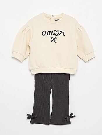Conjunto de 2 piezas - sudadera + pantalón
